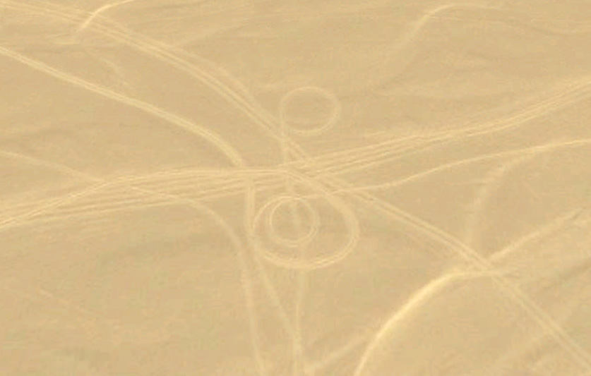 Загадочные линии под песками Египта